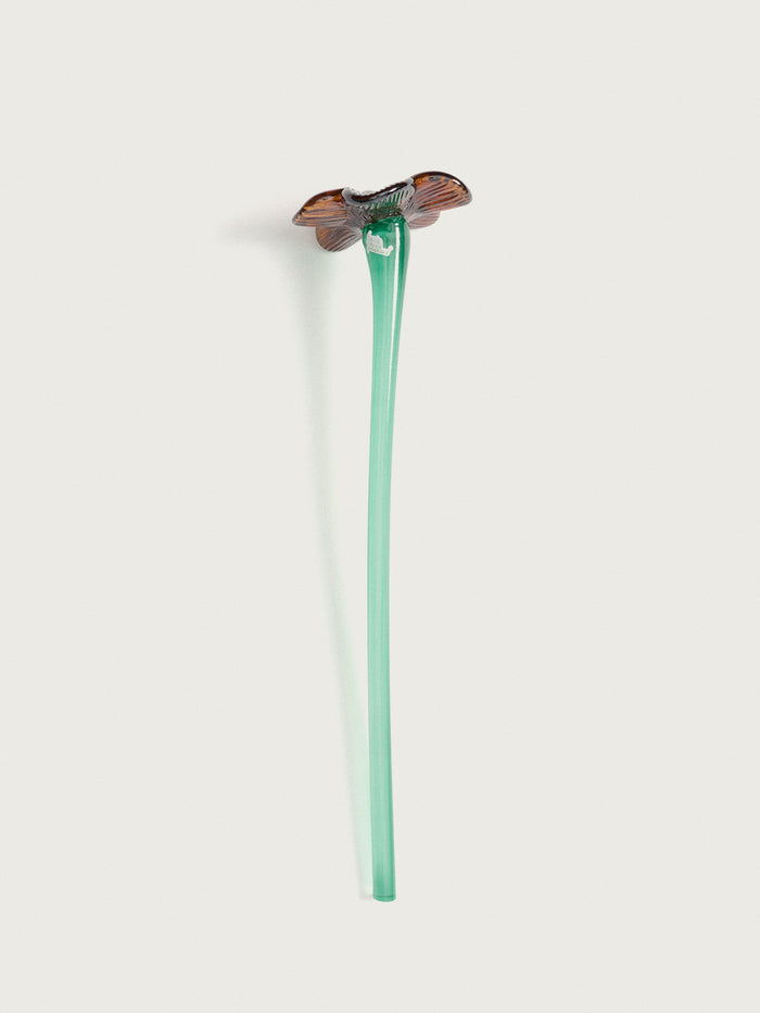 Hoff Deco Mouthblown Crystal Flower Brown by HOFF Ventas relámpago