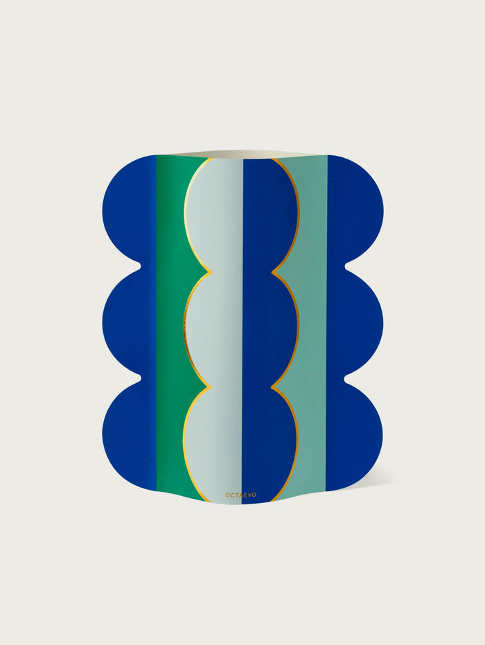 Hoff Jarrón Paper Vase Riviera Wave by HOFF
