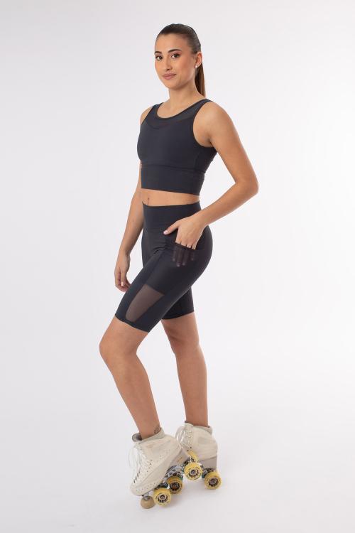 intermezzo Top deportivo Dixie con transparencias de Intermezzo danza ballet jazz patinaje Descuento