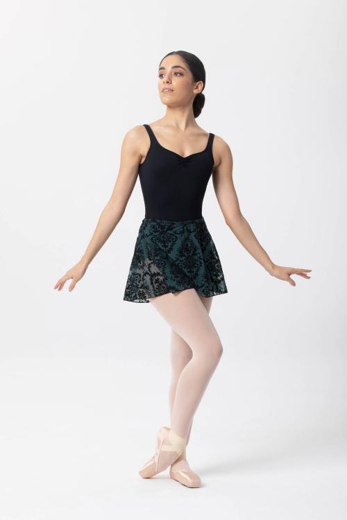 intermezzo Falda Manila cruzada tejido flocado danza y ballet de Intermezzo