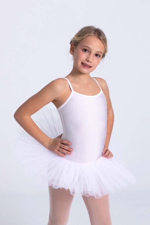 intermezzo Tutú Básico de Ballet para niña en tejido de Licra 4 capas de tul Intermezzo danza