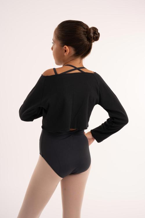 intermezzo Crop Top Danza de manga larga en algodón de Intermezzo ÚLTIMAS EDICIONES