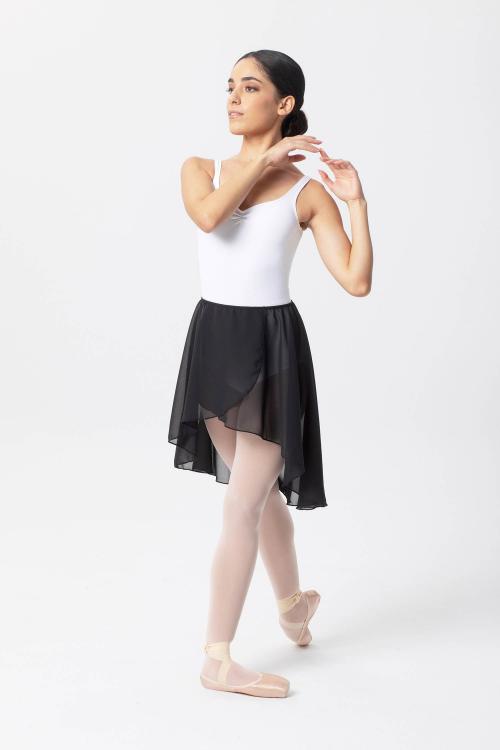 intermezzo Falda Negra larga Ballet y Danza corte asimétrico de Intermezzo