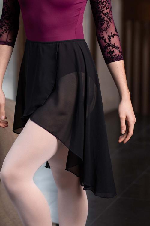 intermezzo Falda Negra larga Ballet y Danza corte asimétrico de Intermezzo Gran oferta