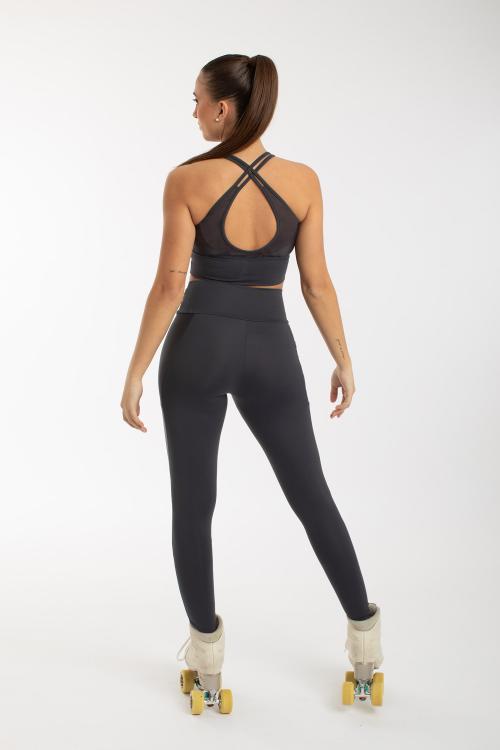 intermezzo Top deportivo Dharma con transparencias y doble tirante de Intermezzo danza jazz patinaje Descuento por venta flash