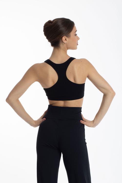 intermezzo Sujetador Deportivo Negro cruzado en Supplex® de Intermezzo Ventas relámpago