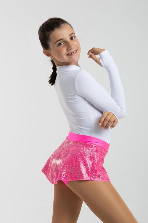 intermezzo Falda Cristal brillante con cinturilla de Lycra y braguita interior Precio de fábrica