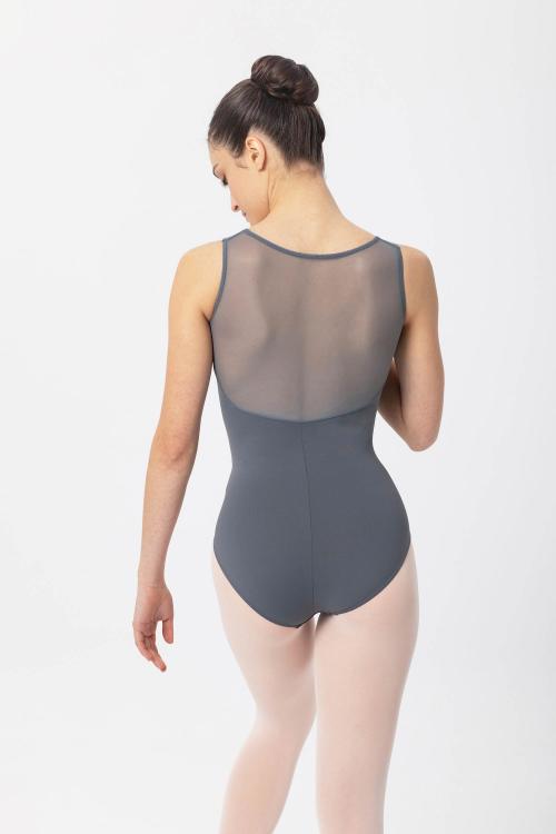 intermezzo Maillot ballet sin mangas con malla en escote y espalda Intermezzo Ofertas