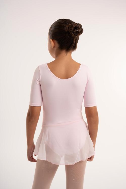 intermezzo Vestido rosa de manga corta con falda de ballet para niña de Meryl Intermezzo Rebajas online