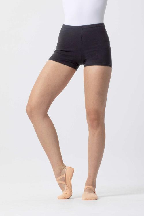 intermezzo Short básico negro de cintura media con tejido Algodón Orgánico de Intermezzo
