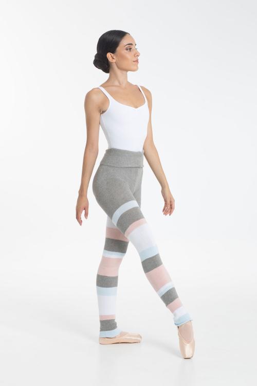intermezzo Pantalones rayas de calentamiento de algodón Intermezzo danza y ballet