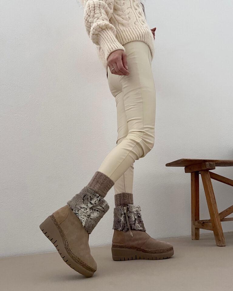 juncal aguirre Botas Devi Taupe Solo hoy