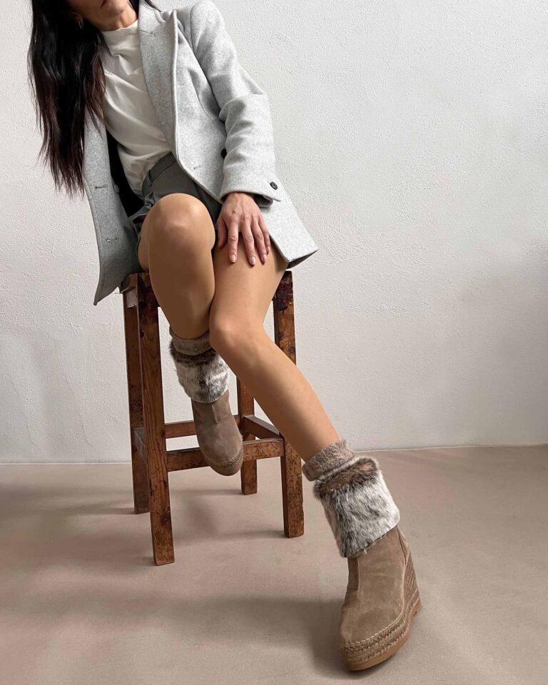 juncal aguirre Botas Gyala Taupe Ahorra y exporta
