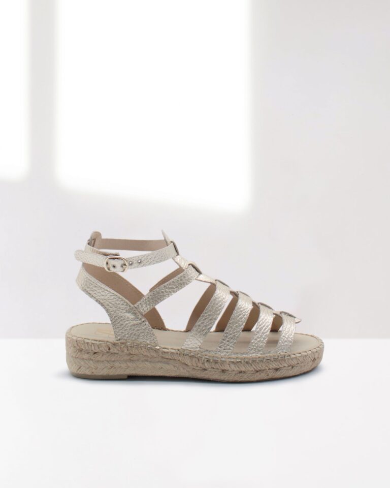 juncal aguirre Sandalia Mikonos Oro Rebajas top