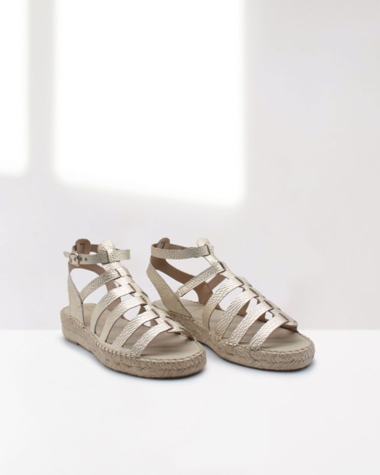 juncal aguirre Sandalia Mikonos Oro Rebajas top