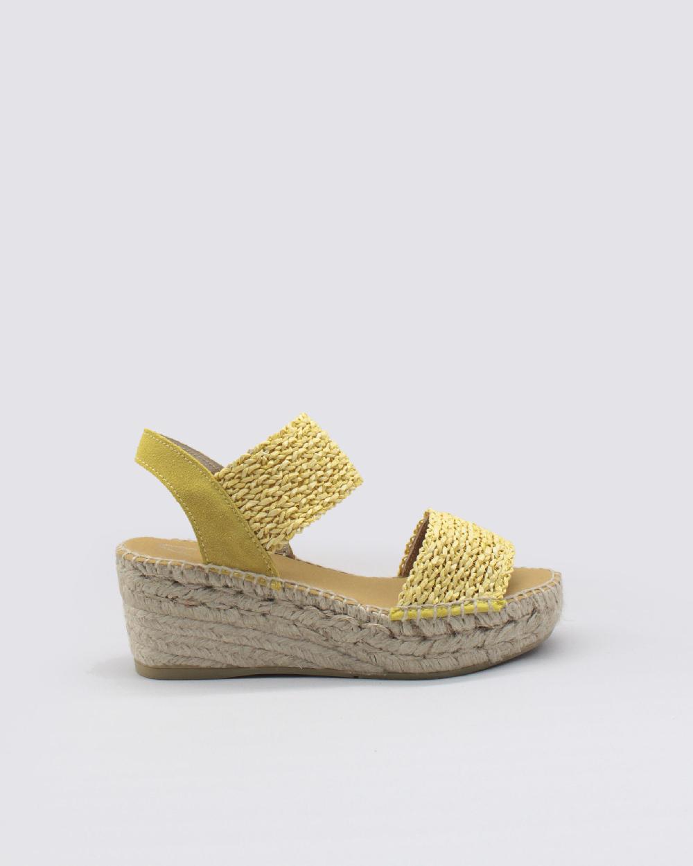 juncal aguirre Sandalias Uroa Amarillo