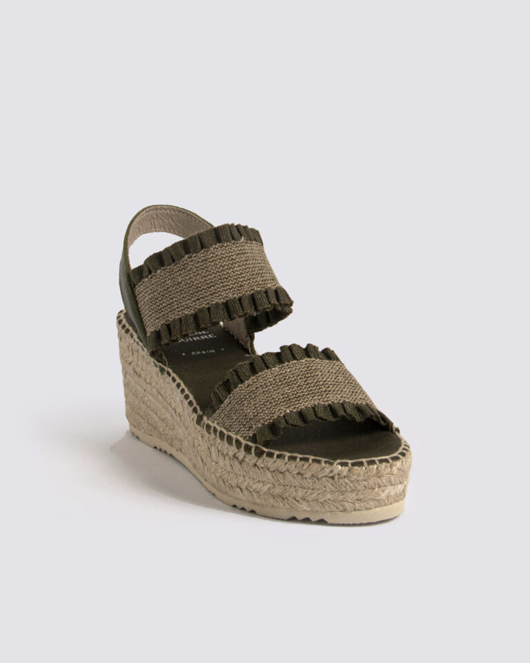 juncal aguirre Alpargata Mica Kaki Gran oferta