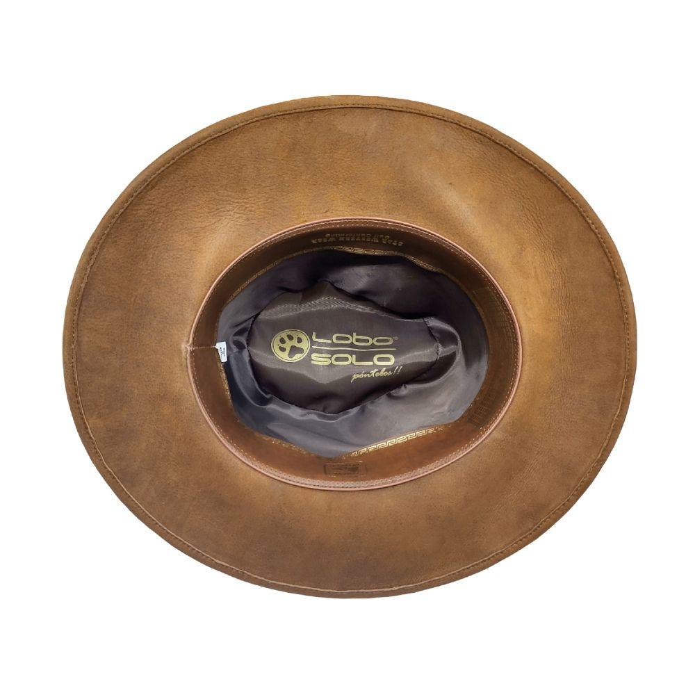lobo solo Sombrero 100% Piel UNISEX En línea