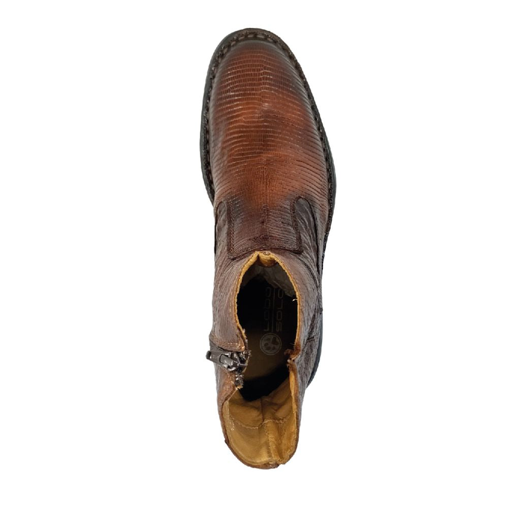 lobo solo BOTIN CABALLERO 7911XL LIZARD PECÁN Descuento