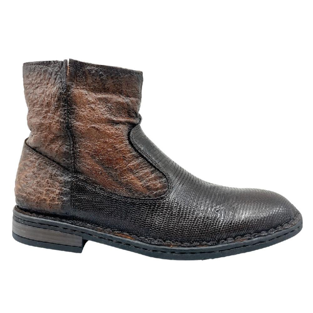 lobo solo BOTIN CABALLERO 7911XL LIZARD CAFÉ Última moda