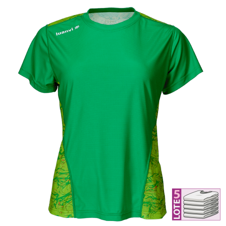 luanvi Luanvi lote 5 camisetas técnicas mujer manga corta nocaut fantasy: luanvi.com: ropa deportiva online Oferta especial