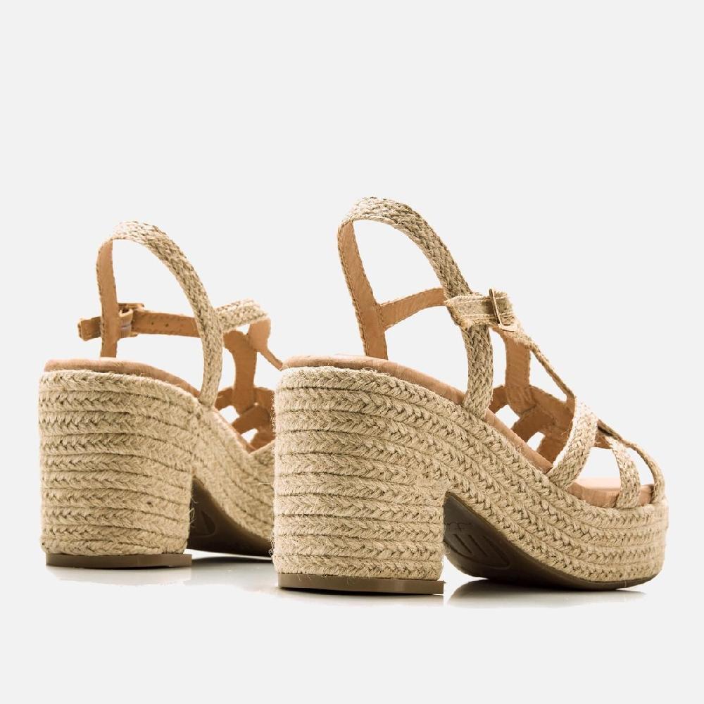 ﻿mtng Compra COURTNEY beige 60369 Mujer Calzado Sandalias De TacóN Promoción por tiempo limitado
