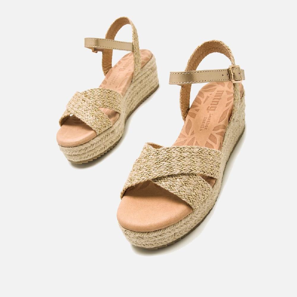 ﻿mtng Compra LITA oro 59631 Mujer Calzado Sandalias De CuñA Oferta especial de fábrica