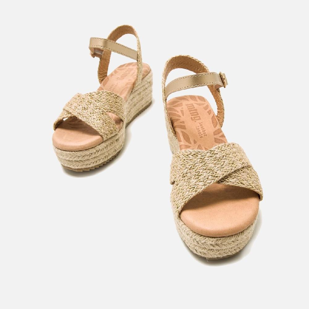﻿mtng Compra LITA oro 59631 Mujer Calzado Sandalias De CuñA Oferta especial de fábrica