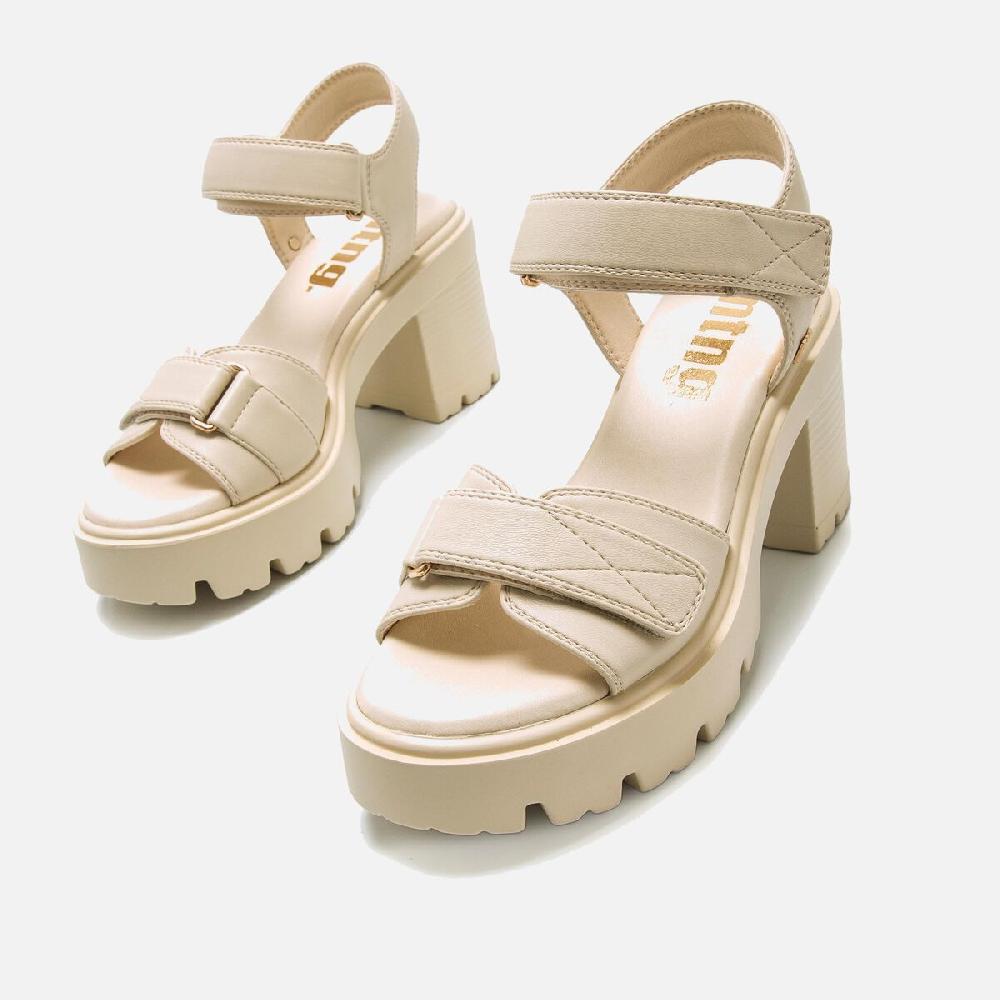﻿mtng Compra SABA beige 60370 Mujer Calzado Sandalias De TacóN Envío internacional gratuito