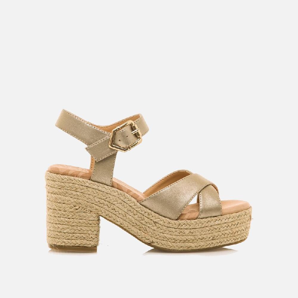 ﻿mtng Compra COURTNEY oro 60364 Mujer Calzado Sandalias De TacóN