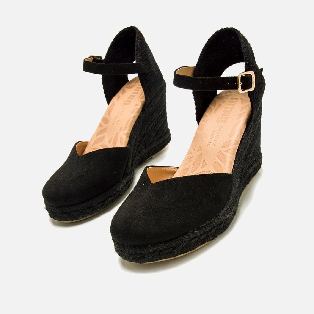 ﻿mtng Compra LOUISA negro 60259 Mujer Calzado Sandalias De CuñA Ofertas de temporada