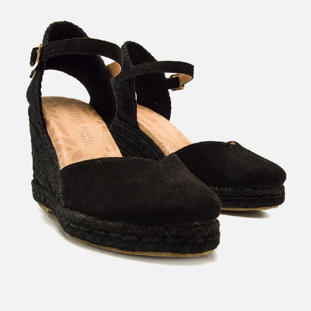 ﻿mtng Compra LOUISA negro 60259 Mujer Calzado Sandalias De CuñA Ofertas de temporada