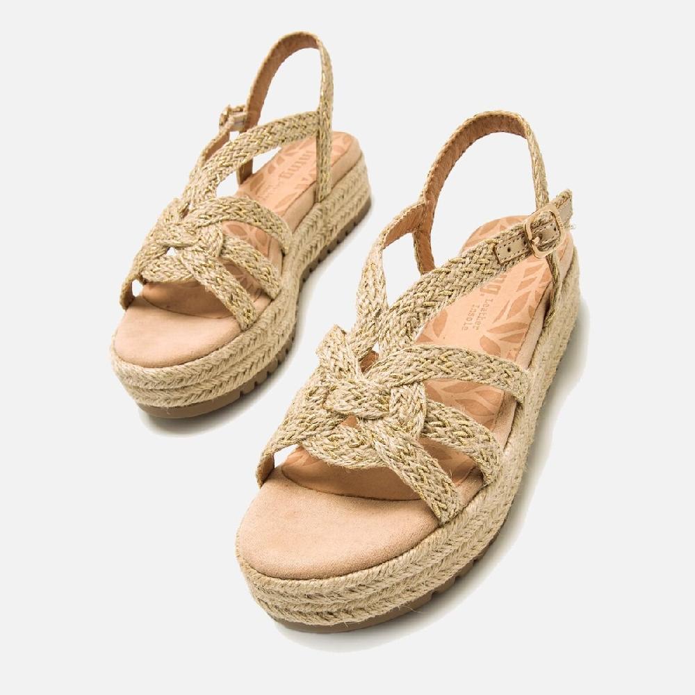 ﻿mtng Compra AMELIE beige 59603 Mujer Calzado Sandalias De CuñA Grandes ahorros