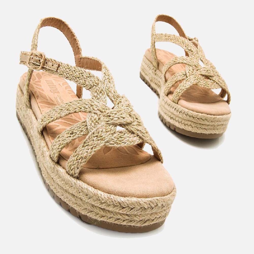 ﻿mtng Compra AMELIE beige 59603 Mujer Calzado Sandalias De CuñA Grandes ahorros