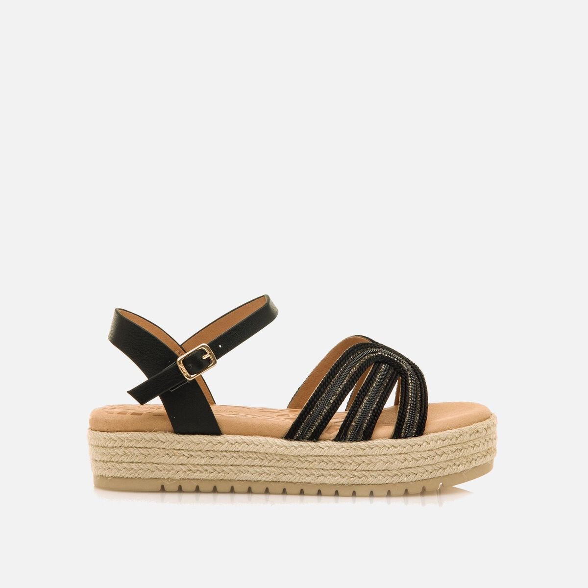 ﻿mtng Compra AMELIE negro 59625 Mujer Calzado Sandalias De CuñA