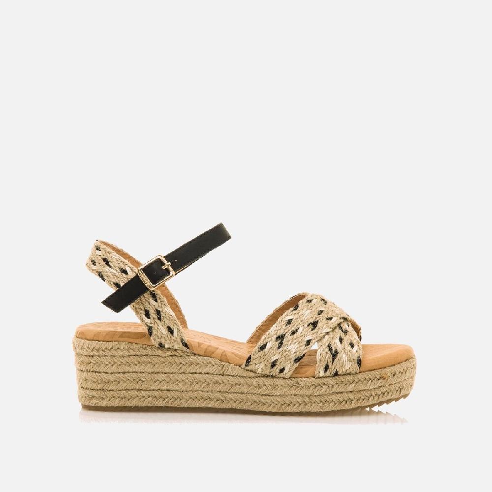 ﻿mtng Compra LITA negro 59632 Mujer Calzado Sandalias De CuñA