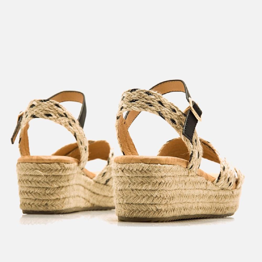 ﻿mtng Compra LITA negro 59632 Mujer Calzado Sandalias De CuñA Precio ultrabajo