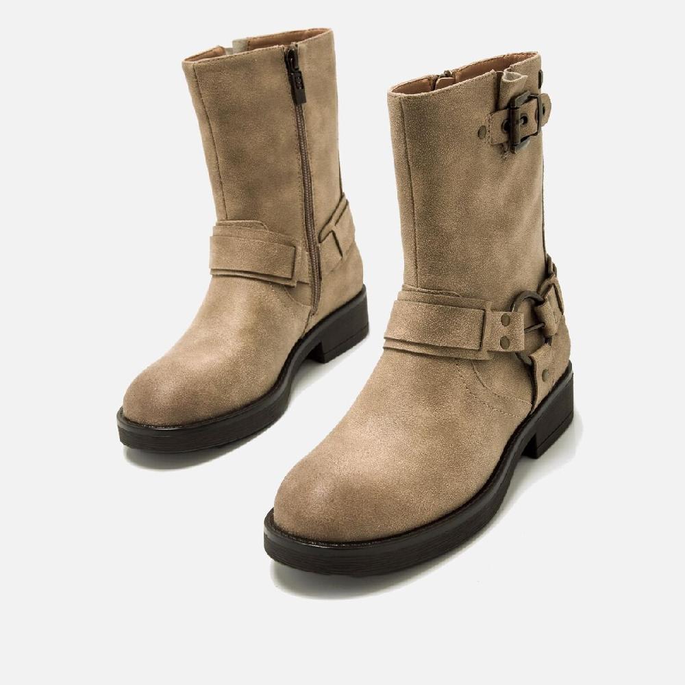 ﻿mtng Compra BRUNA beige 59619 Mujer Calzado Botines Planos Solo hoy