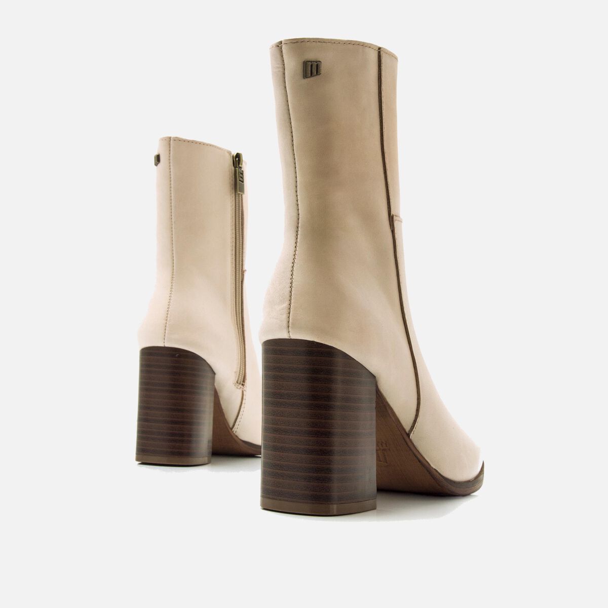 ﻿mtng Compra PORTO beige 58648 Mujer Calzado Botines De TacóN Precios de Black Friday