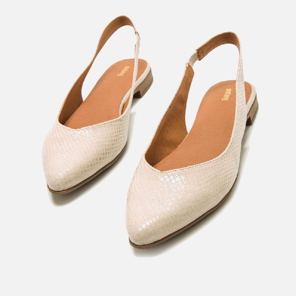 ﻿mtng Compra LOANA beige 60602 Mujer Calzado Zapatos Planos Último día