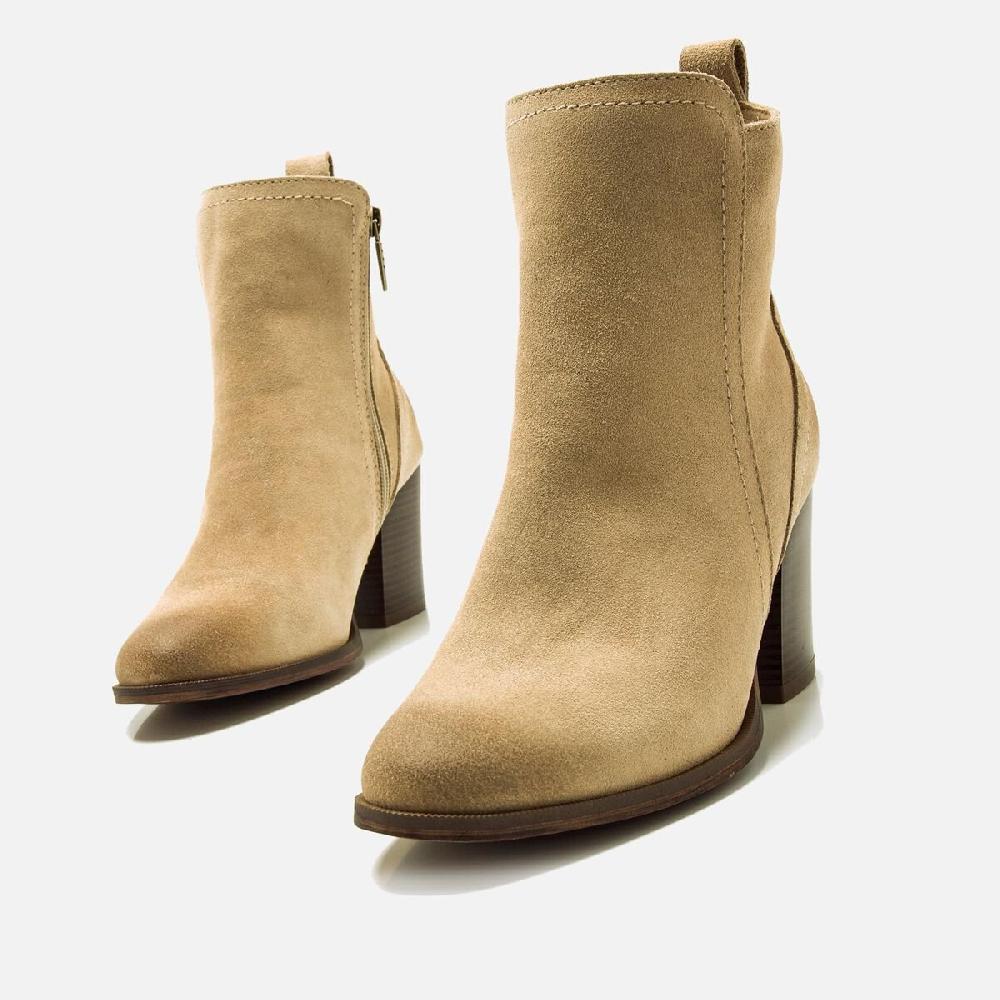 ﻿mtng Compra JOLIE beige 59454 Mujer Calzado Botines De TacóN Tienda de fábrica