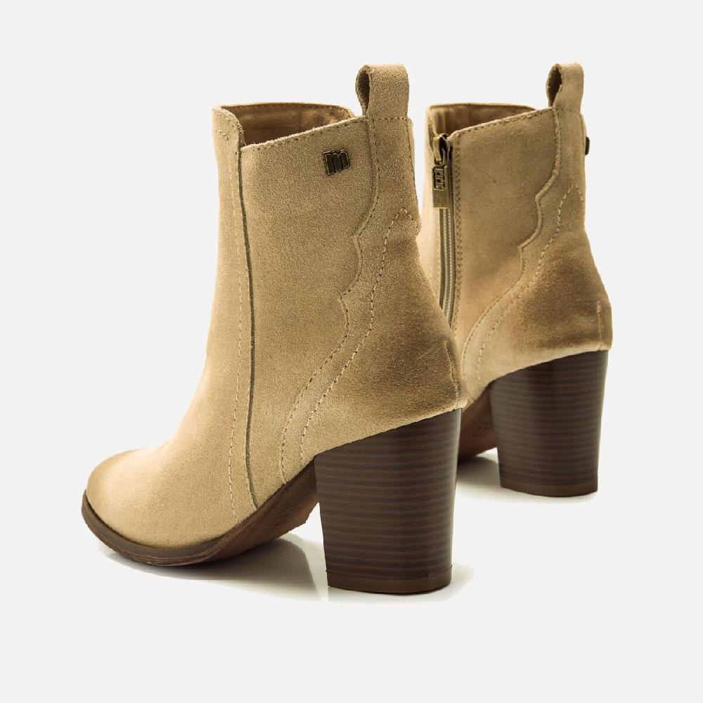 ﻿mtng Compra JOLIE beige 59454 Mujer Calzado Botines De TacóN Tienda de fábrica