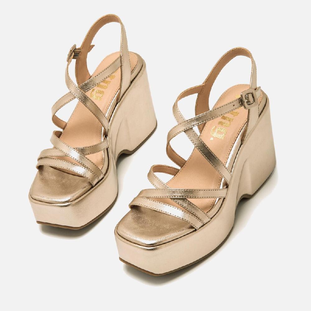 ﻿mtng Compra LIZZY oro 57011 Mujer Calzado Sandalias De CuñA Ofertas especiales