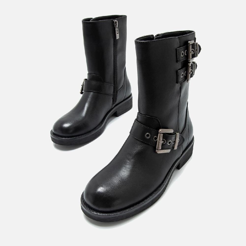 ﻿mtng Compra BRUNA negro 58220 Mujer Calzado Botines Planos Rebajas de fin de temporada