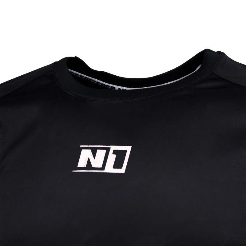 n1 goalkeeper Camiseta Técnica Negra En oferta
