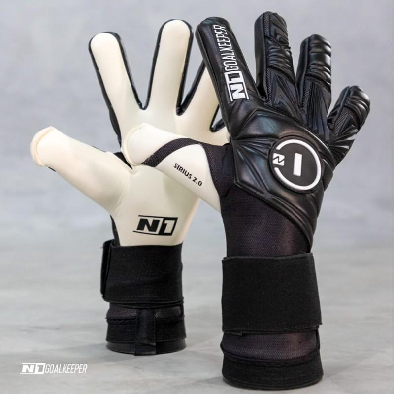n1 goalkeeper Guantes de Portero Sirius 2.0 Black UGT+ II Venta caliente