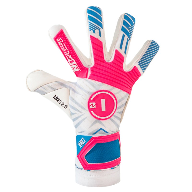 n1 goalkeeper Guantes de Portero Ares 2.0 Blue Pink UGT+ II Gran oferta