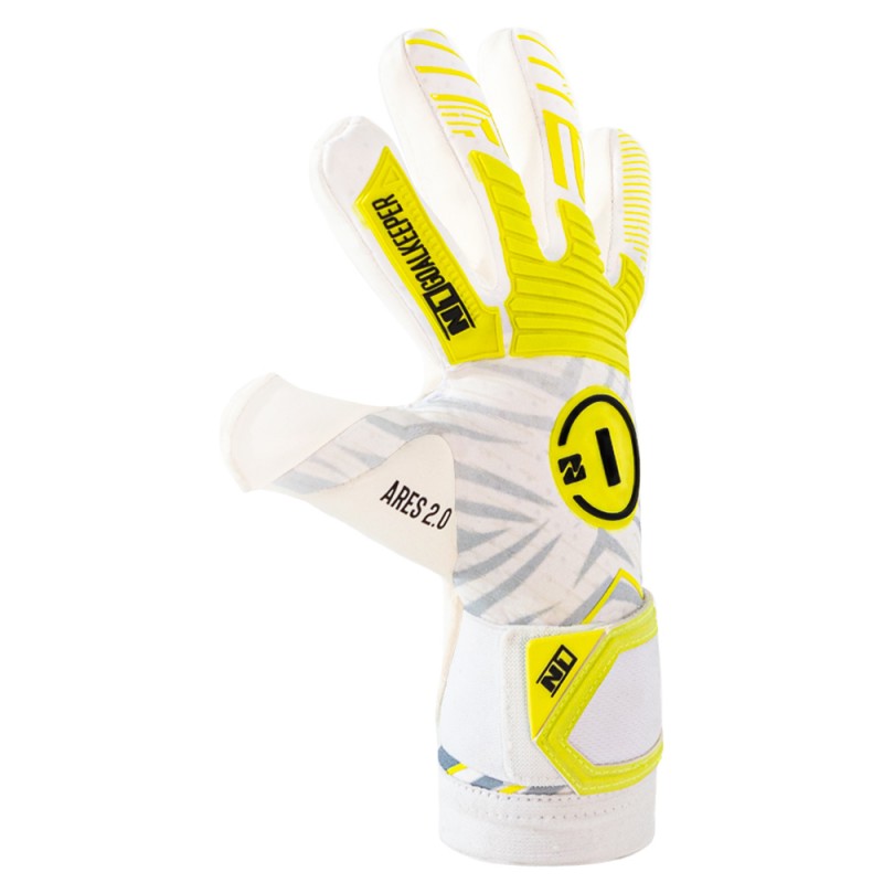 n1 goalkeeper Guantes de Portero Ares 2.0 Neon UGT+ II Rebajas de fábrica