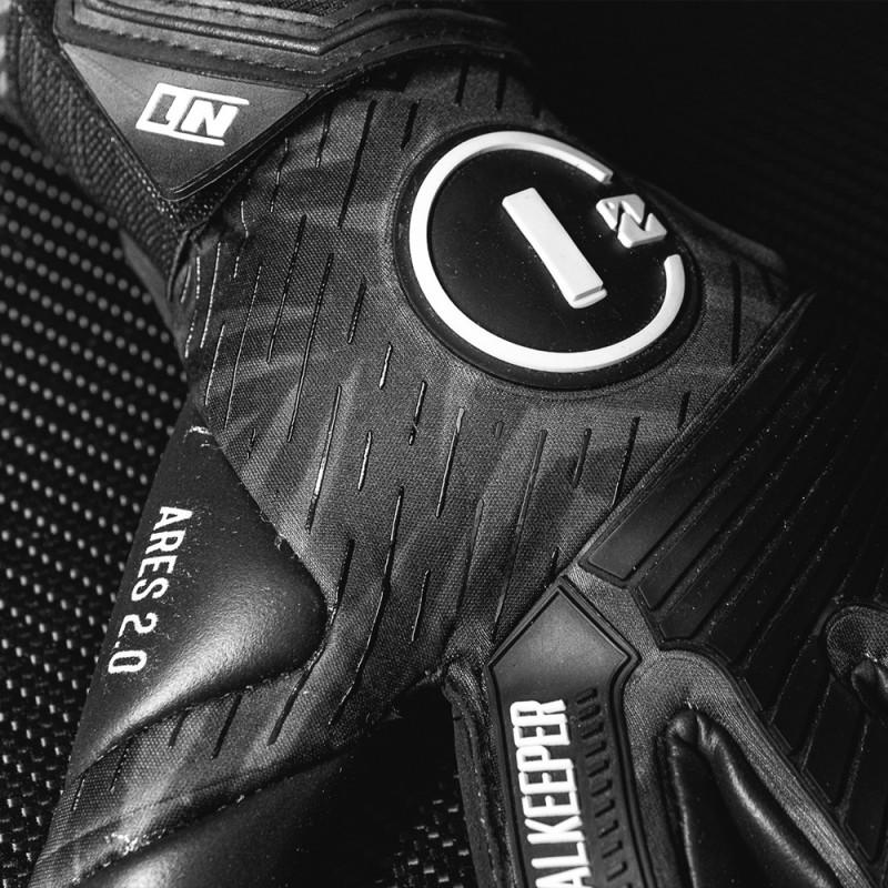 n1 goalkeeper Guantes de Portero Ares 2.0 All Black UGT+ II Ventas relámpago