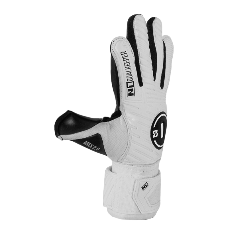 n1 goalkeeper Guantes de Portero Ares 2.0 Kids White Tienda